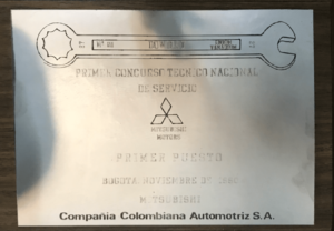 Certificado Mitsubishi Medellín
